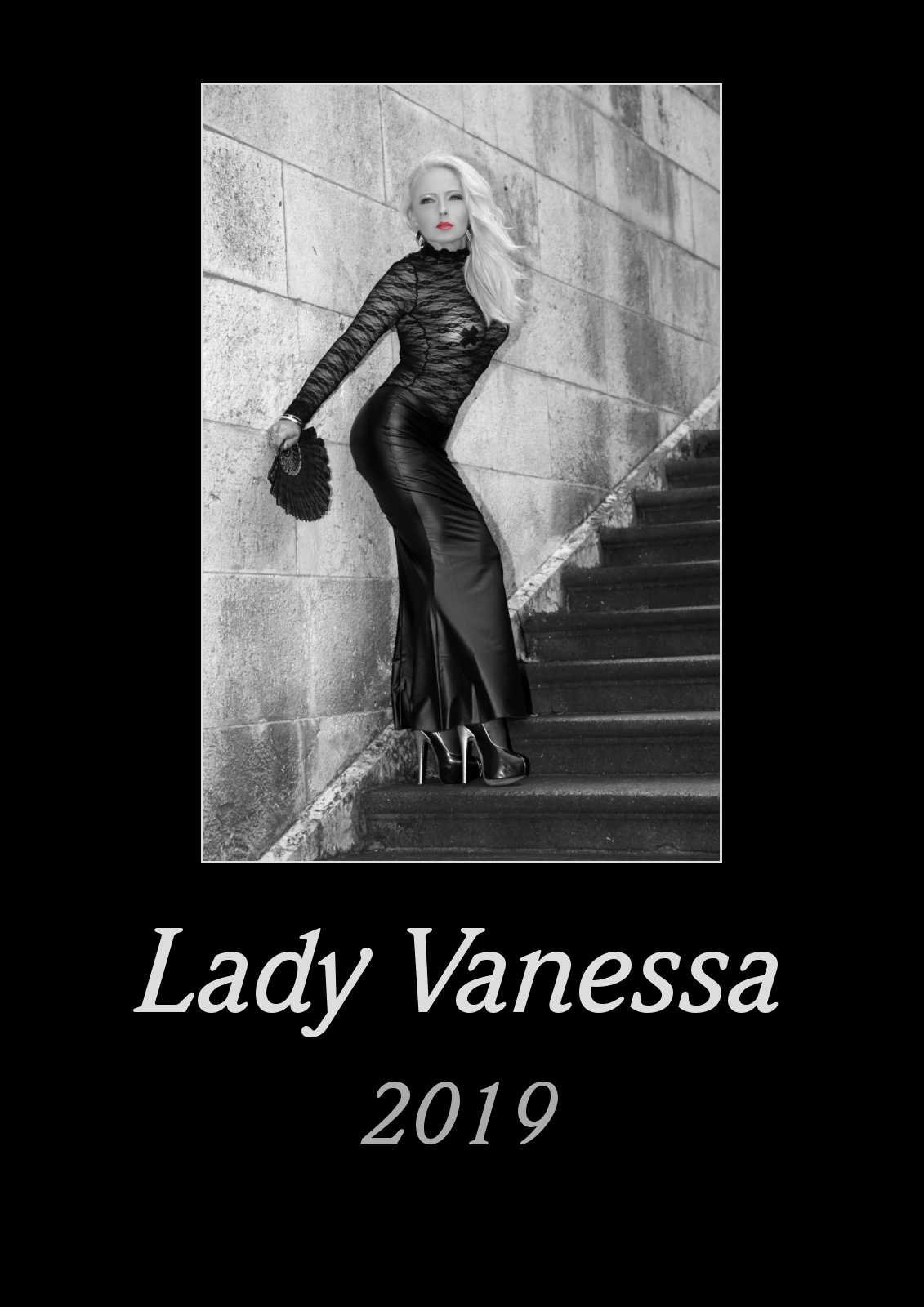Lady Vanessa Kalender 2019 s/w