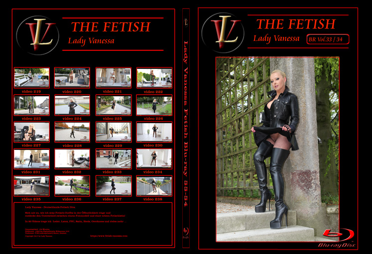 Lady Vanessa Fetish Blu-ray DVD 33-34