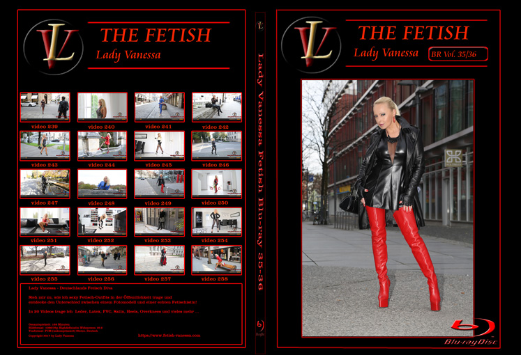 Lady Vanessa Fetish Blu-ray DVD 35-36